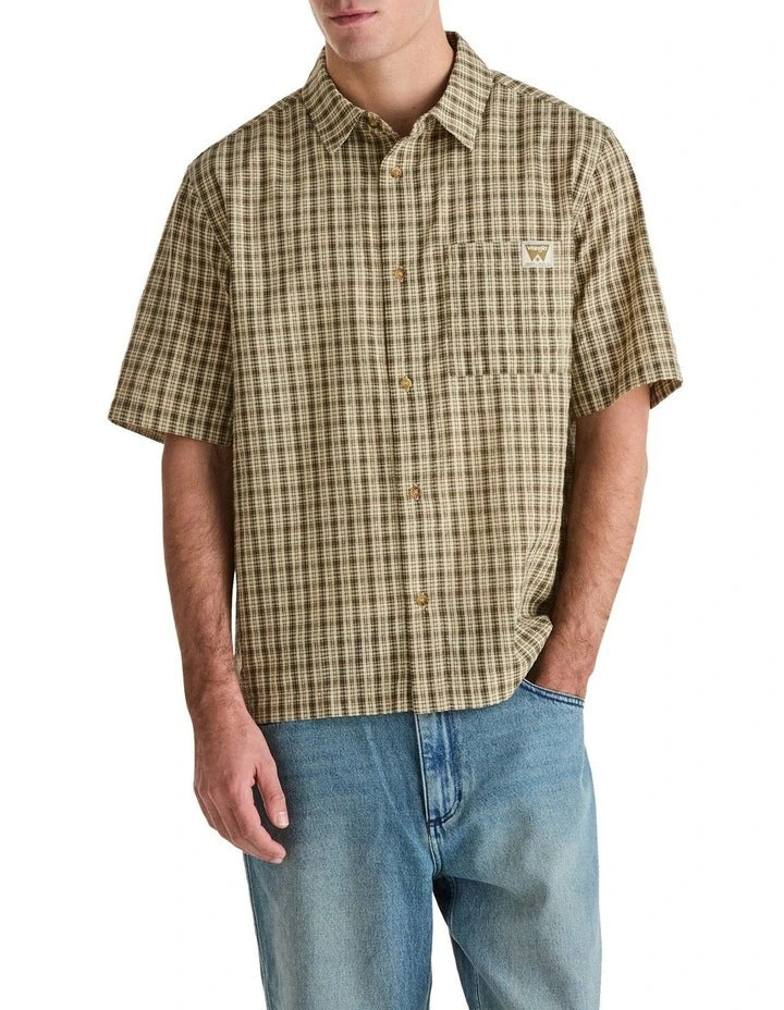 WRANGLER BOXCAR SHIRT - FOREST