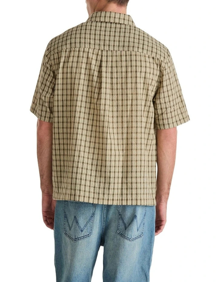 WRANGLER BOXCAR SHIRT - FOREST