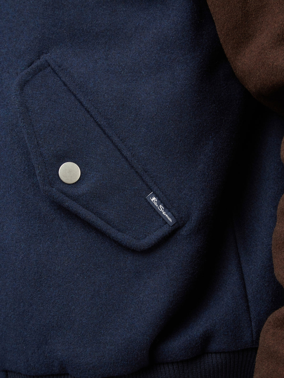 BEN SHERMAN BLOCK WOOL BOMBER JACKET *ONLINE ONLY*