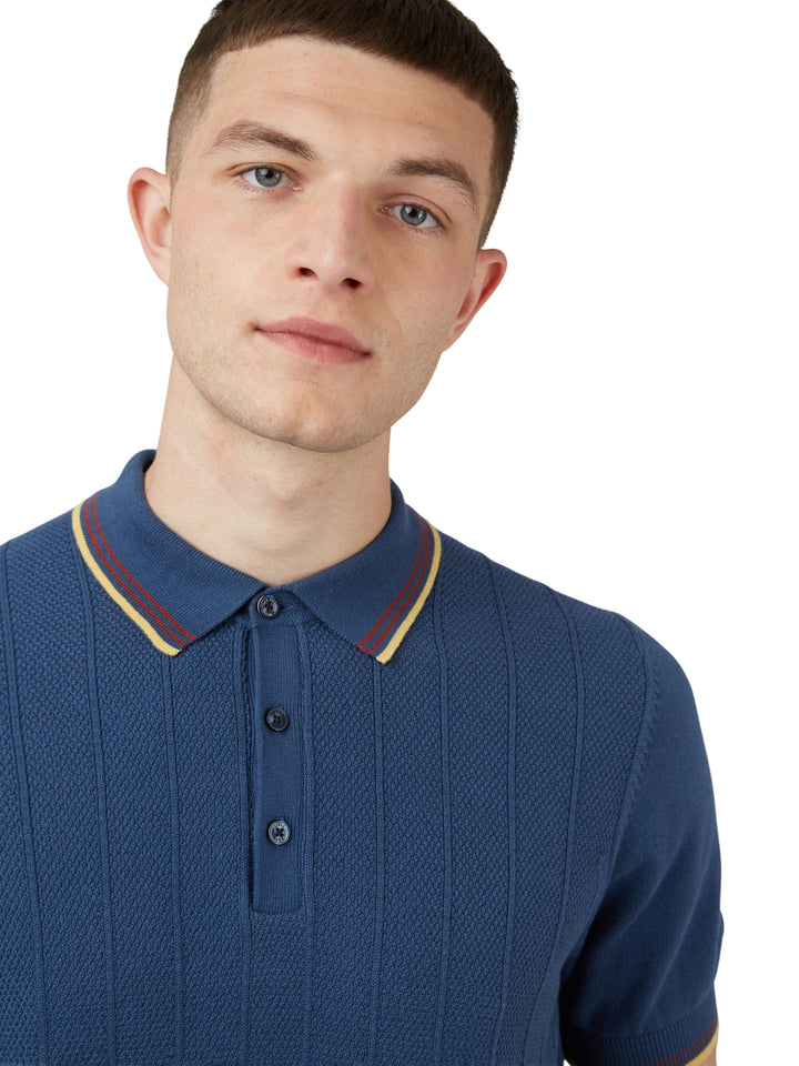 BEN SHERMAN TEXTURED POLO