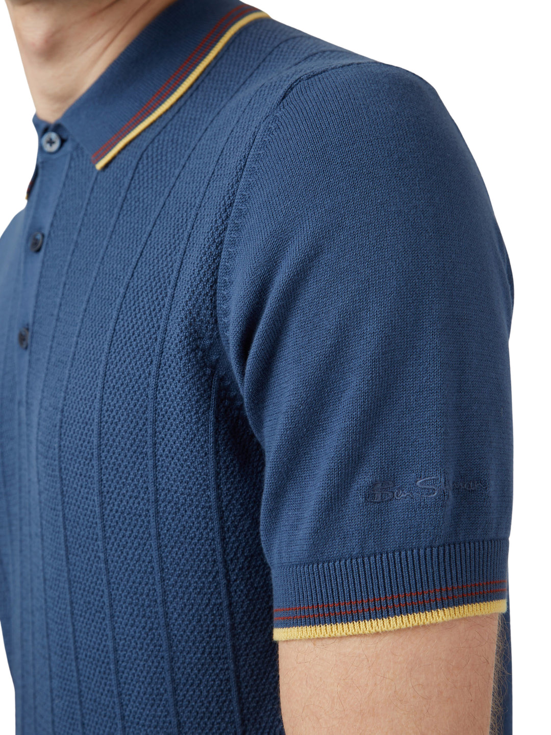 BEN SHERMAN TEXTURED POLO