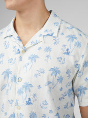 BEN SHERMAN RESORT PRINT SS SHIRT