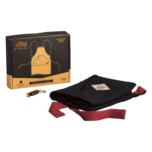 GENTLEMEN'S HARDWARE BBQ UTILITY APRON & BOTTLE OPENER