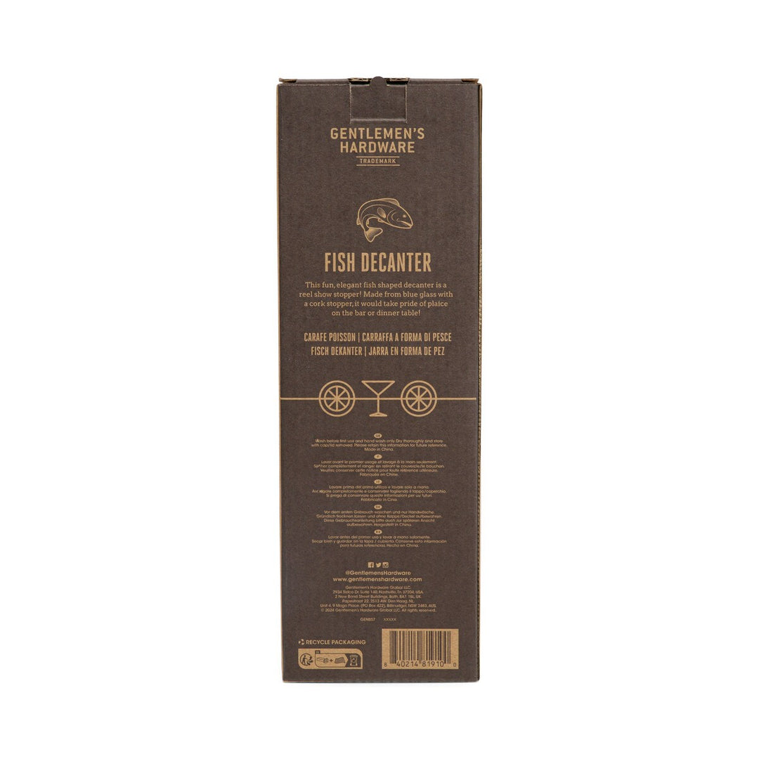 GENTLEMEN'S HARDWARE FISH DECANTER