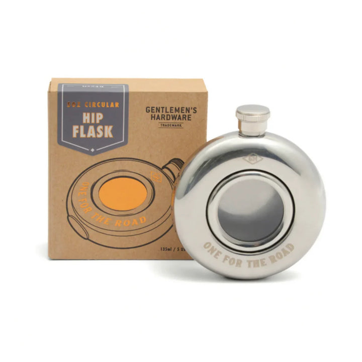 GENTLEMEN'S HARDWARE ROUND HIP FLASK