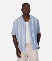 INDUSTRIE THE CARISINO S/S LINEN SHIRT