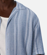 INDUSTRIE THE CARISINO S/S LINEN SHIRT