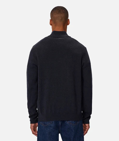 INDUSTRIE THE LAKEWOOD ZIP NECK KNIT
