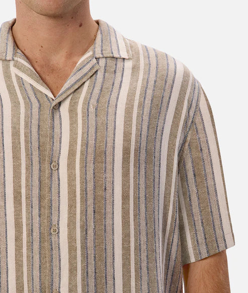 INDUSTRIE THE LIVORNO LINEN S/S SHIRT