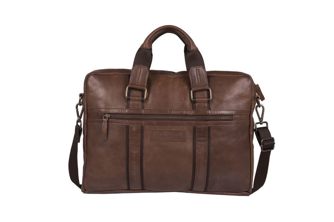 INDEPAL LINCOLN LEATHER SATCHEL