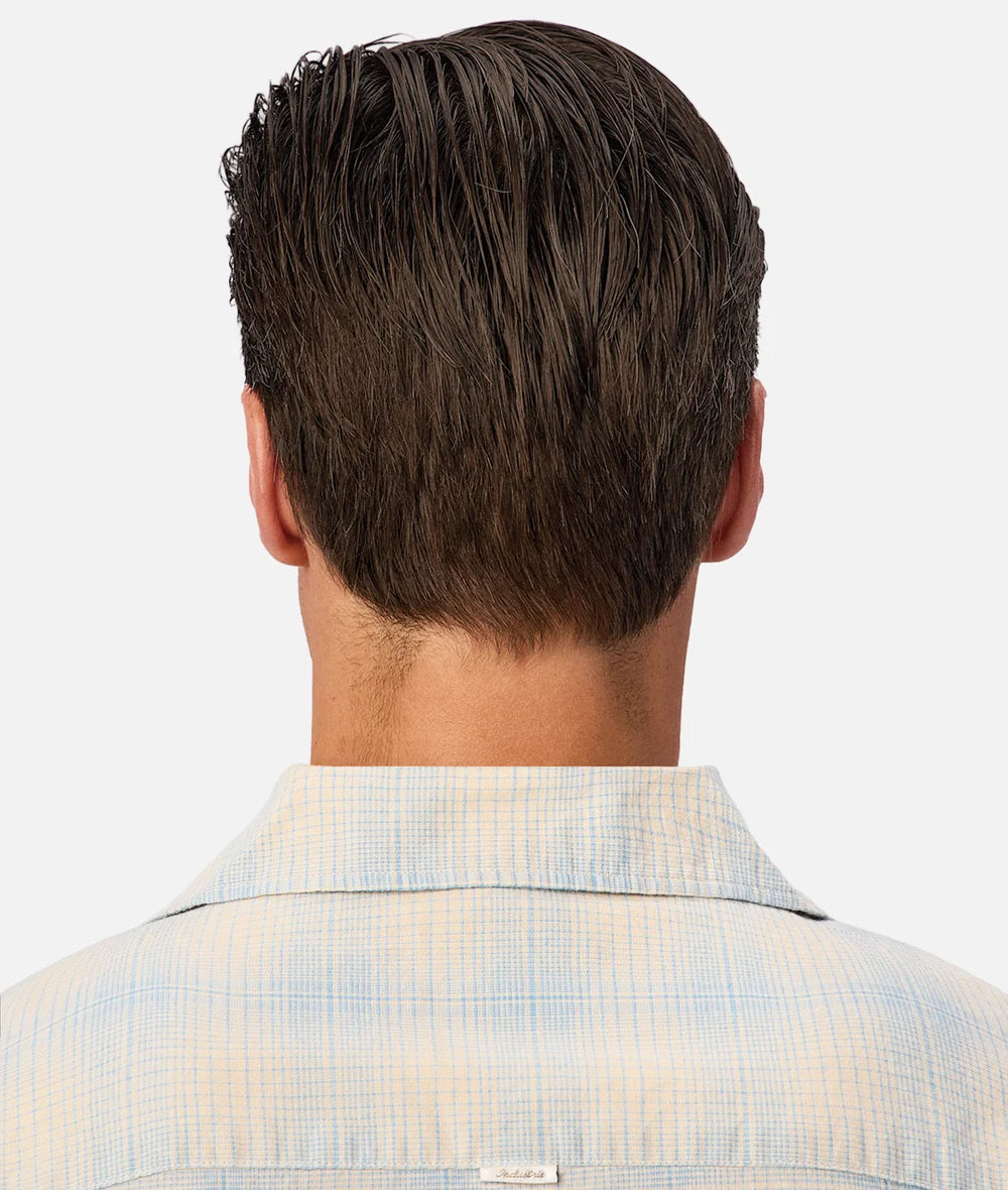 INDUSTRIE THE STONE/SKY CHECK S/S SHIRT