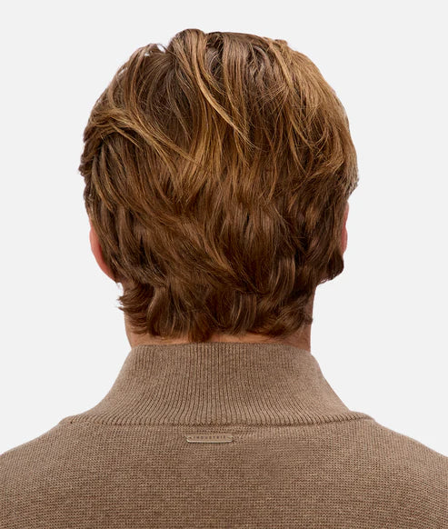 INDUSTRIE THE LAKEWOOD ZIP NECK KNIT
