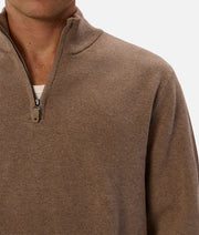 INDUSTRIE THE LAKEWOOD ZIP NECK KNIT