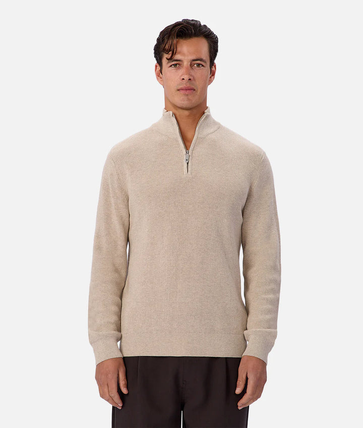 INDUSTRIE THE NEW ENGLAND ZIP NECK KNIT