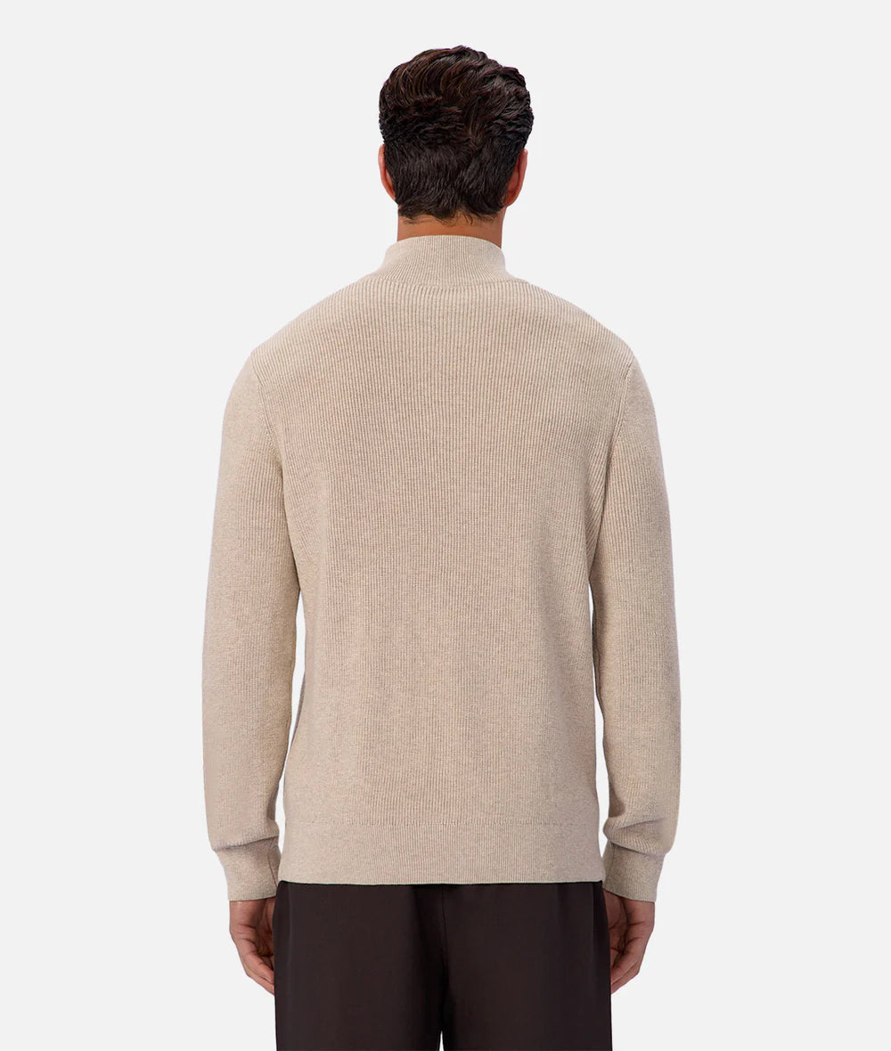 INDUSTRIE THE NEW ENGLAND ZIP NECK KNIT