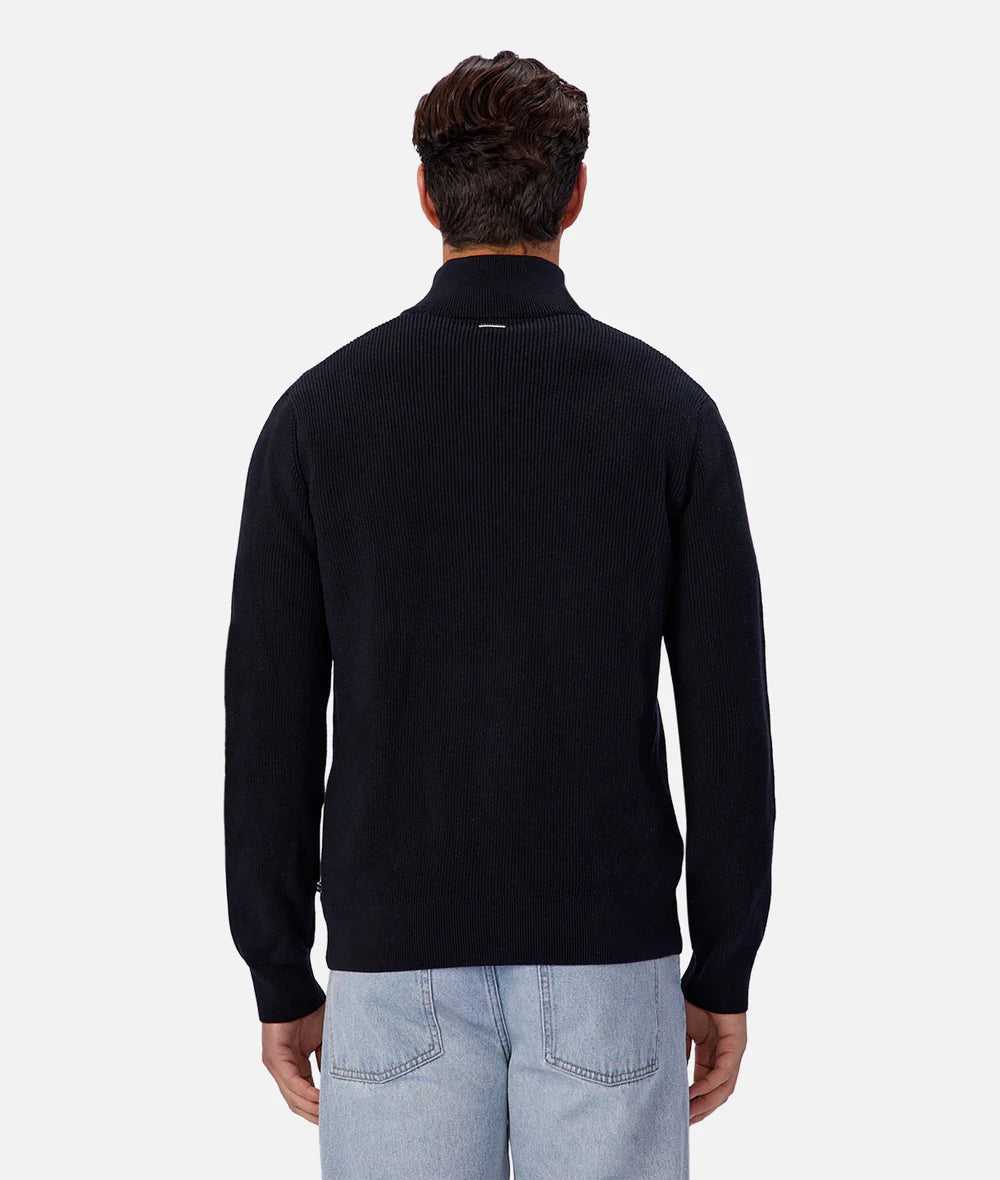 INDUSTRIE THE NEW ENGLAND ZIP NECK KNIT