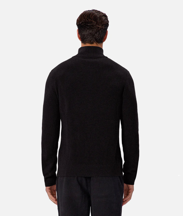 INDUSTRIE THE NEW ENGLAND ZIP NECK KNIT