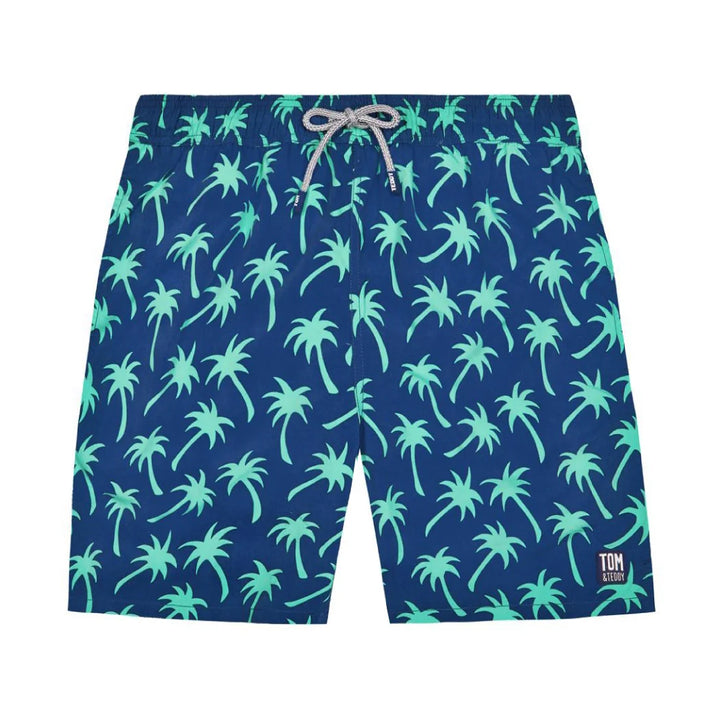 TOM & TEDDY PALM SWIM SHORT