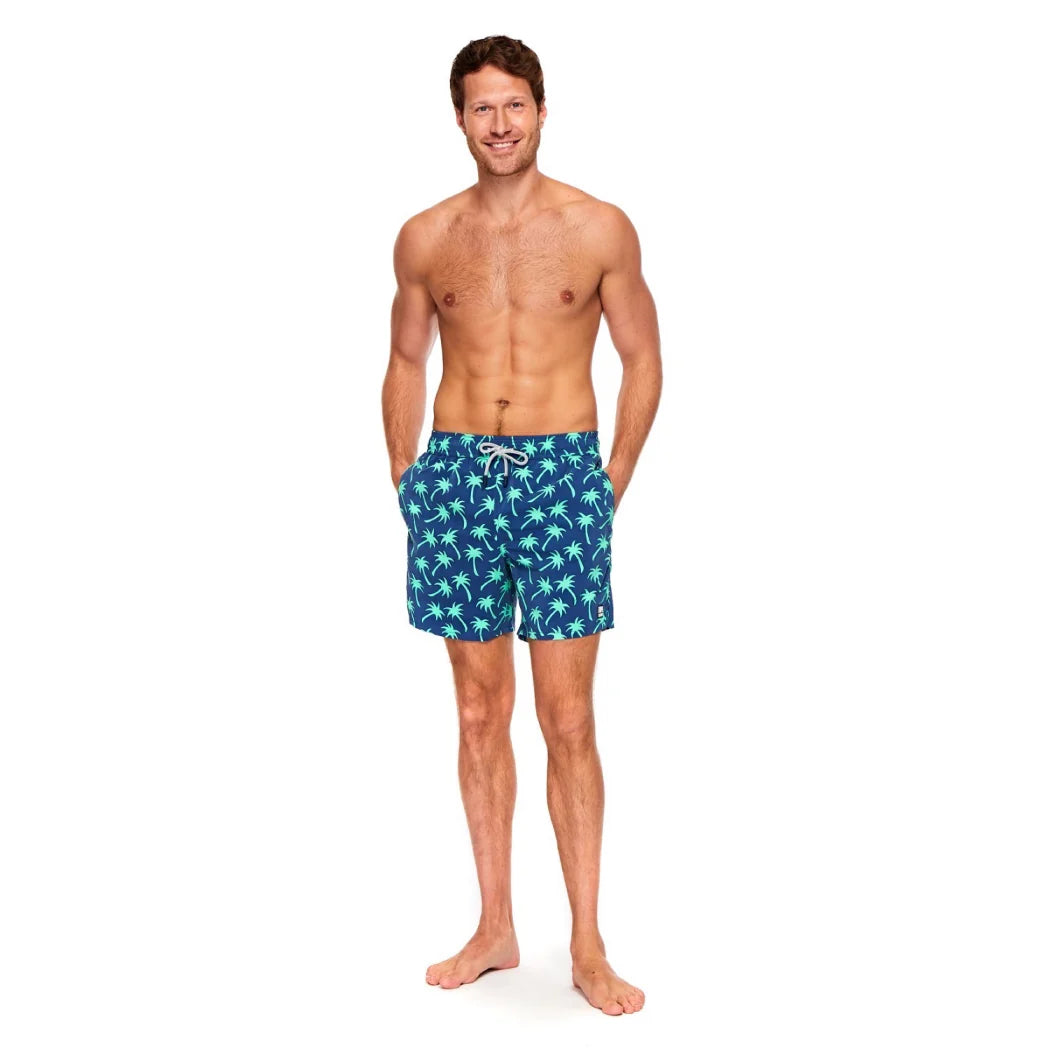 TOM & TEDDY PALM SWIM SHORT