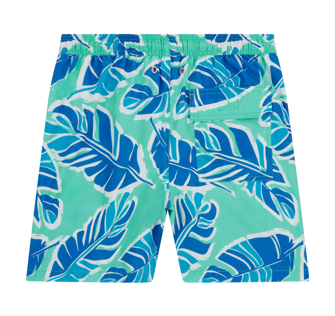 TOM & TEDDY BANANA LEAF SWIM SHORT