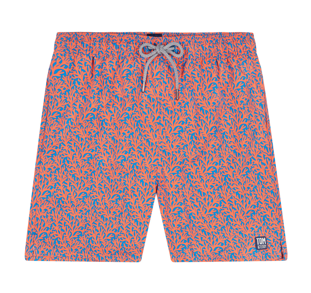 TOM & TEDDY CORAL SWIM SHORT