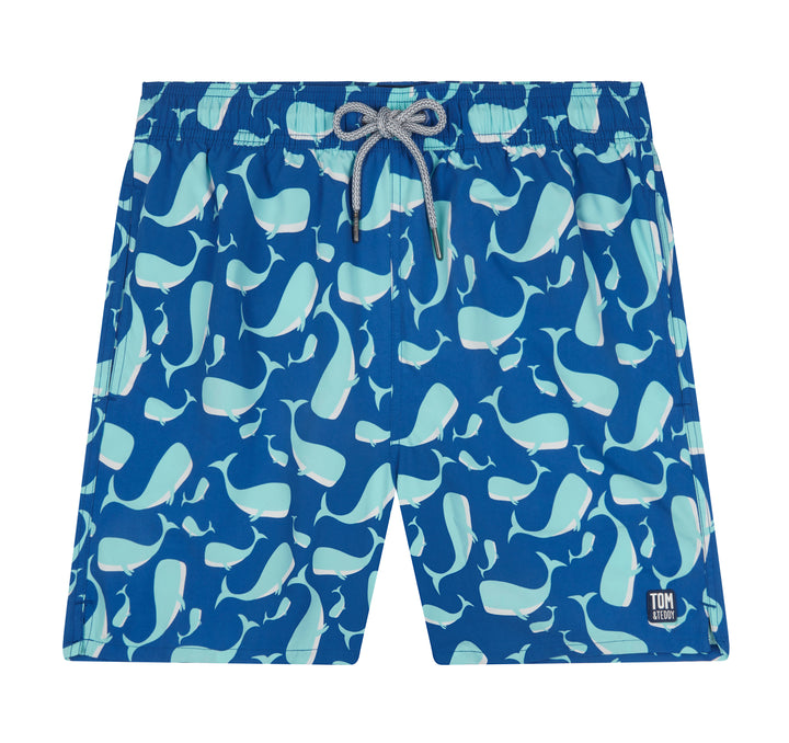 TOM & TEDDY WHALE SWIM SHORT