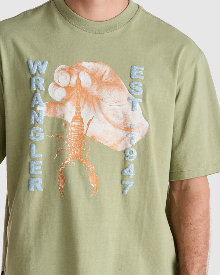 WRANGLER NECRO SLACKER TEE *ONLINE ONLY*