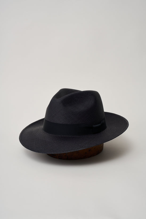 CAMILO CLASSIC PANAMA HAT NAVY MARINE