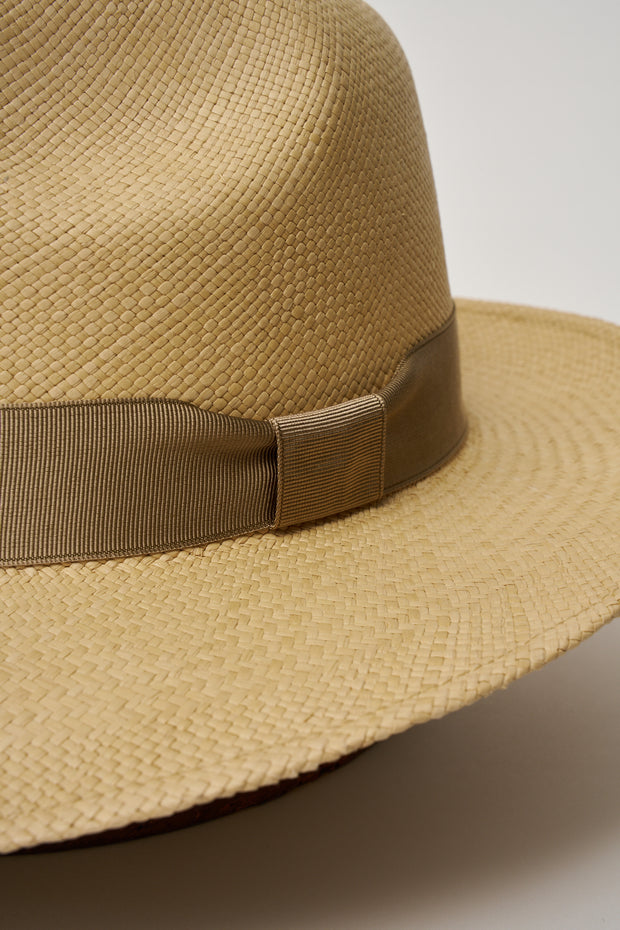 CAMILO CLASSIC PANAMA HAT SANDY TAUPE