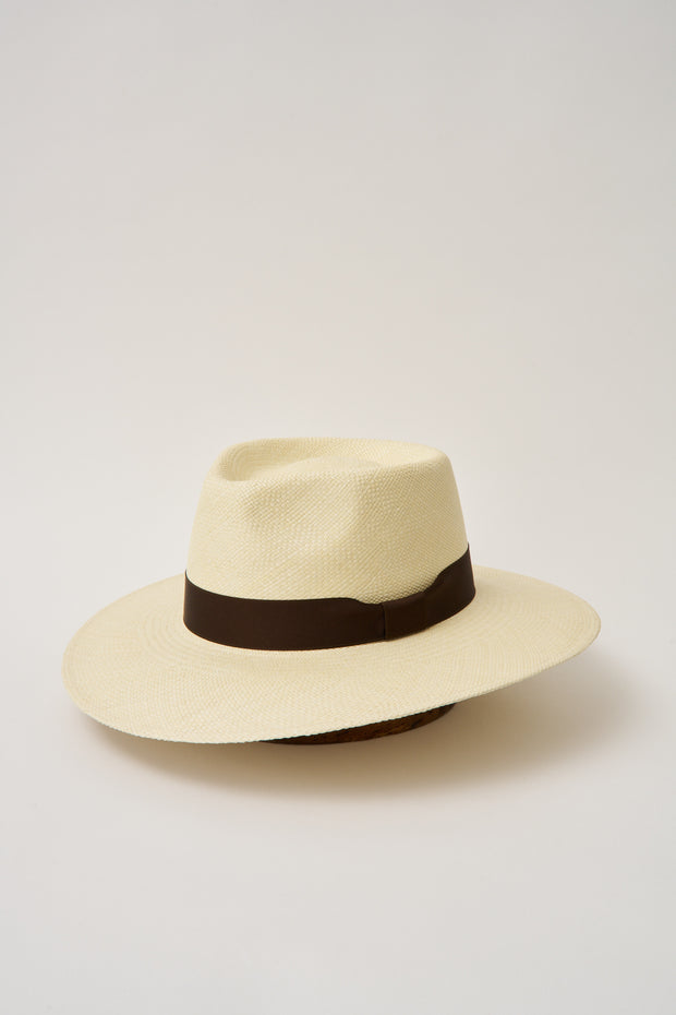 CAMILO COUNTRY PANAMA HAT NATURAL CAFFE