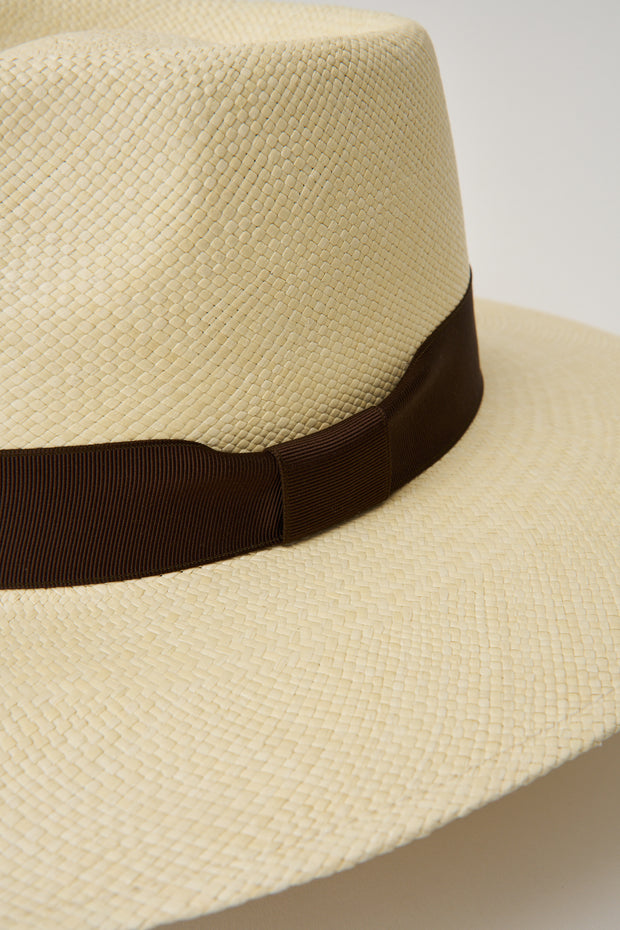 CAMILO COUNTRY PANAMA HAT NATURAL CAFFE