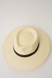 CAMILO COUNTRY PANAMA HAT NATURAL CAFFE