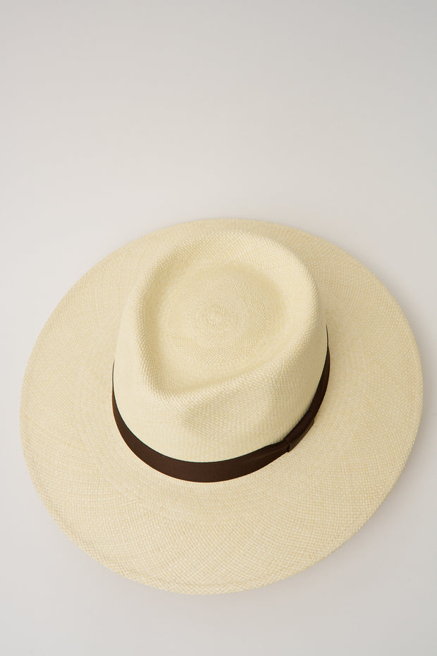CAMILO COUNTRY PANAMA HAT NATURAL CAFFE