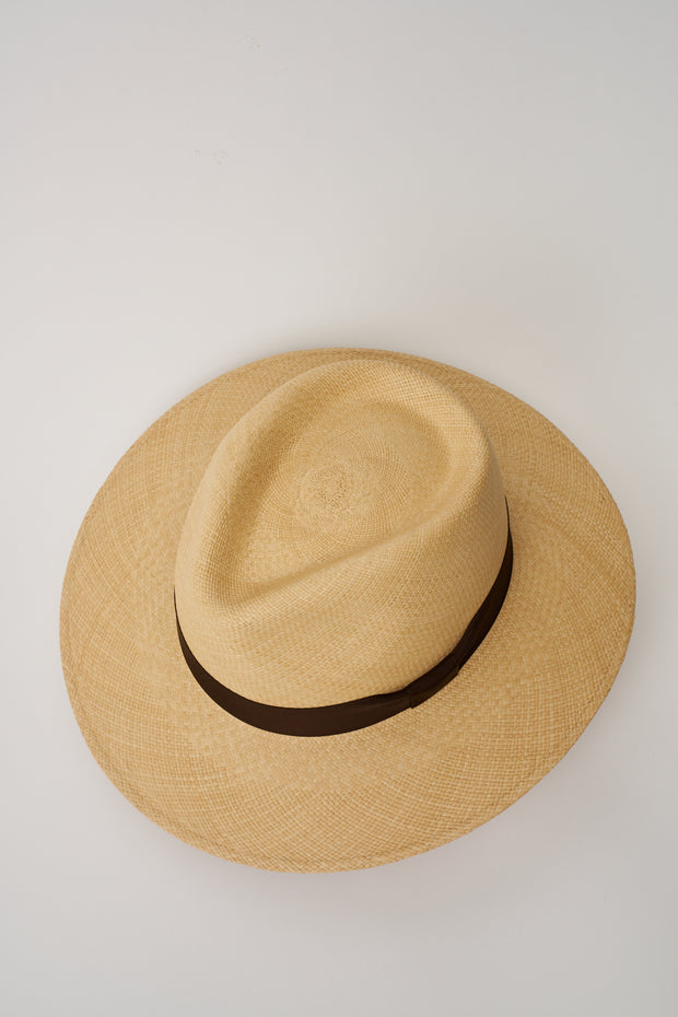 CAMILO EXECUTIVE PANAMA HAT SANDY CAFFE