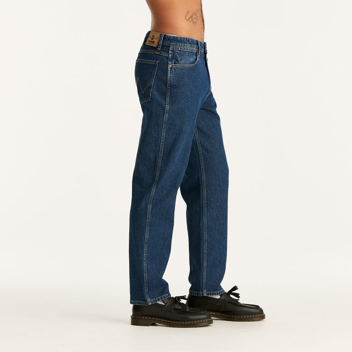 WRANGLER EAZY STRAIGHT PITTED INDIGO *ONLINE ONLY*