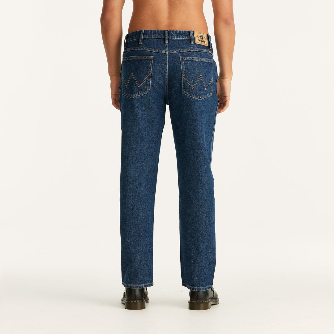 WRANGLER EAZY STRAIGHT PITTED INDIGO *ONLINE ONLY*