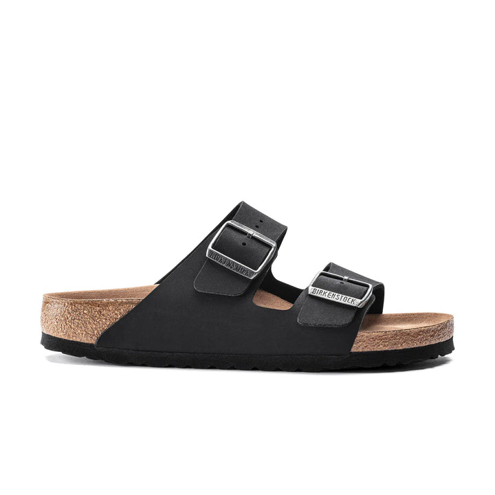 BIRKENSTOCK ARIZONA BLACK BIRKIBUC