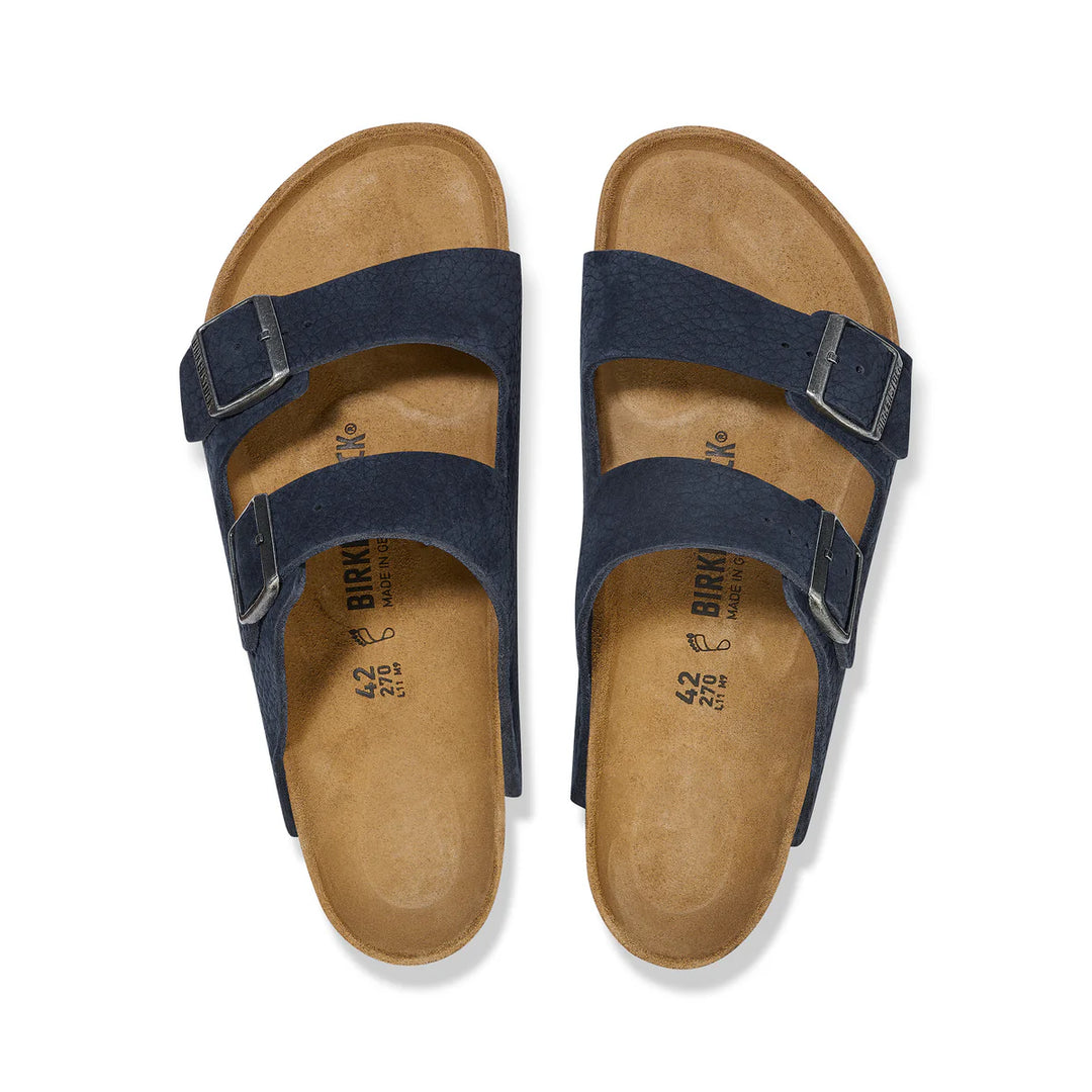 BIRKENSTOCK ARIZONA DESERT BUCK MIDNIGHT NUBUCK LEATHER