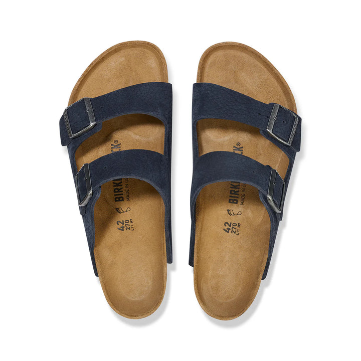 BIRKENSTOCK ARIZONA DESERT BUCK MIDNIGHT NUBUCK LEATHER
