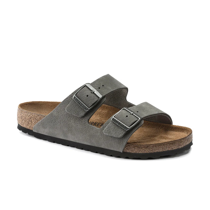 BIRKENSTOCK ARIZONA DESERT BUCK WHALE GREY LEATHER