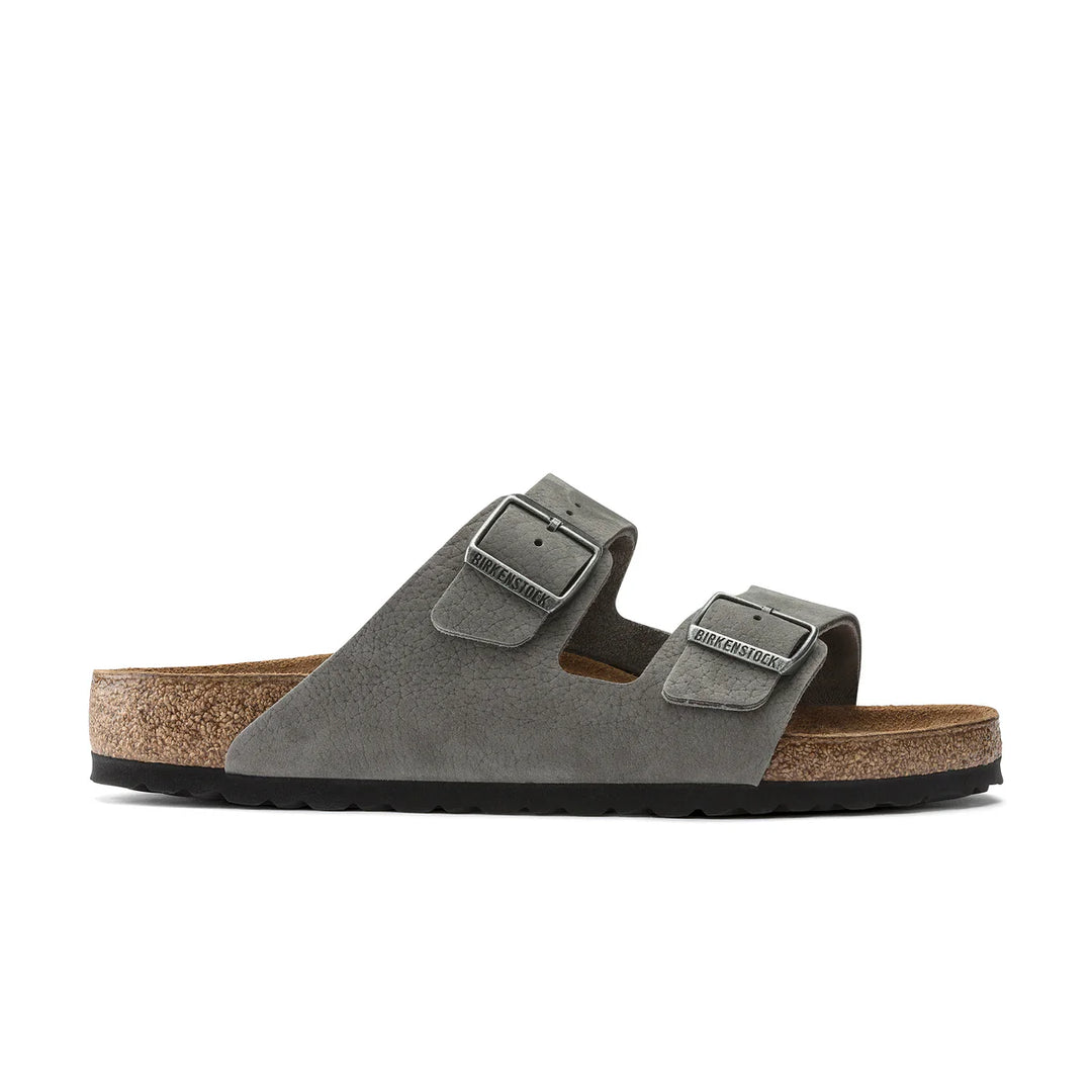 BIRKENSTOCK ARIZONA DESERT BUCK WHALE GREY LEATHER