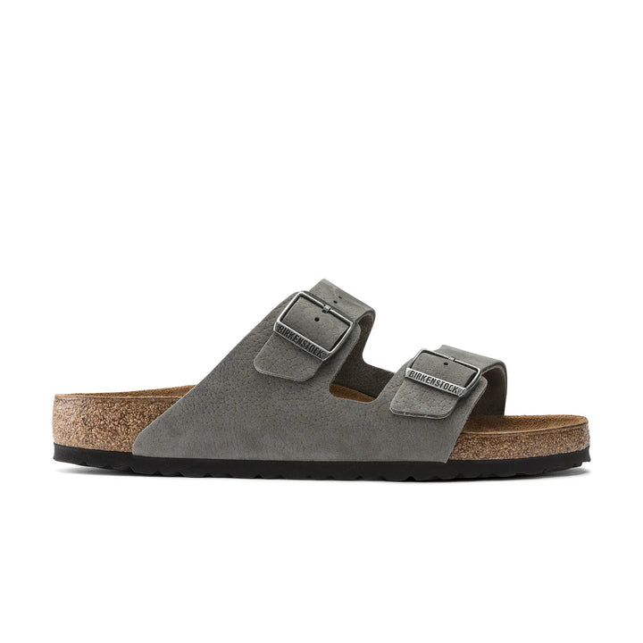 BIRKENSTOCK ARIZONA DESERT BUCK WHALE GREY LEATHER