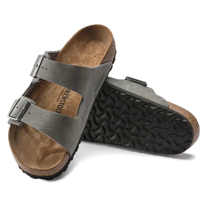 BIRKENSTOCK ARIZONA DESERT BUCK WHALE GREY LEATHER