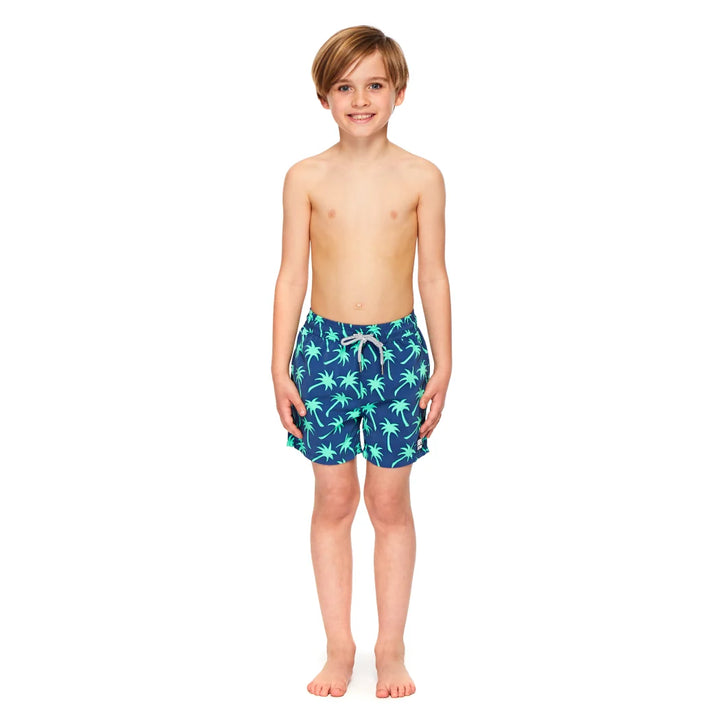 TOM & TEDDY BOYS PALMS SWIM SHORT