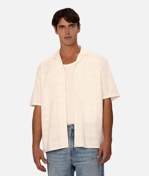 industrie off white textured shirt 