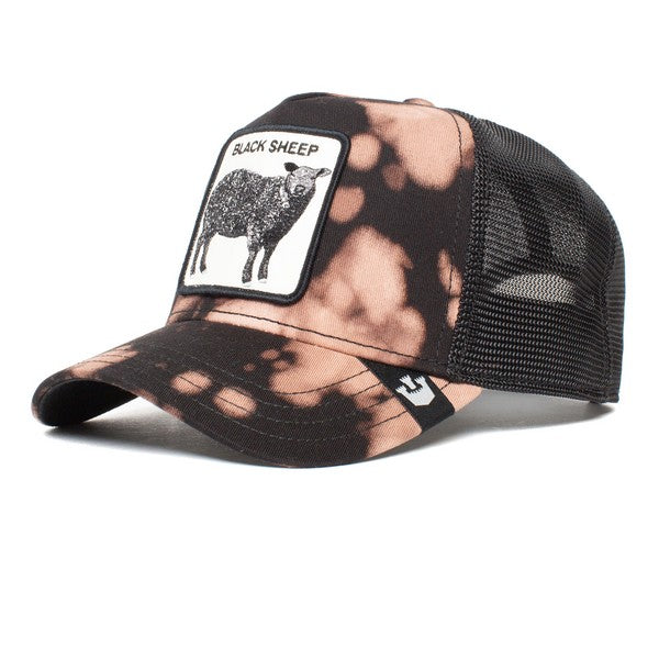 GOORIN ACID BLACK SHEEP ANIMAL TRUCKER HAT