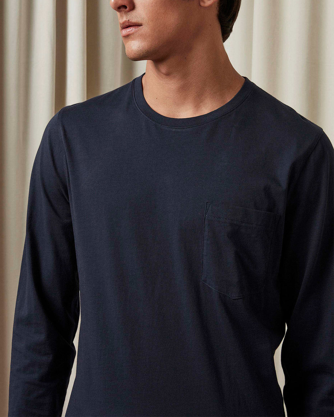 NN07 LONG SLEEVE PIMA TEE 3208