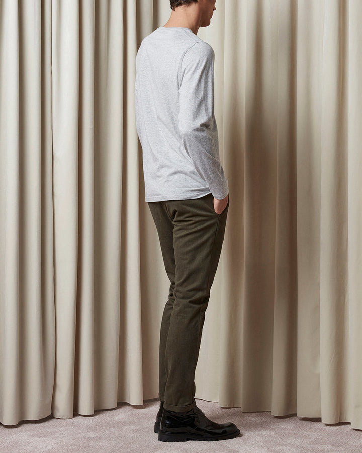 NN07 LONG SLEEVE PIMA TEE 3208