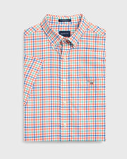 Gant the broadcloth 3 colour short sleeve shirt