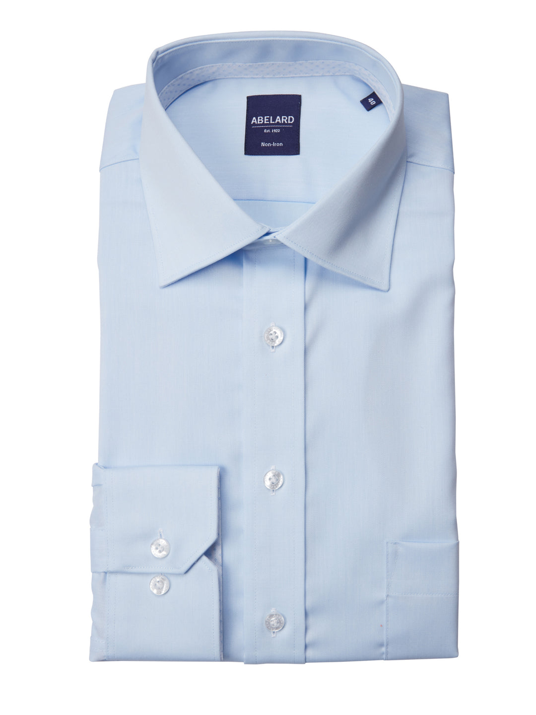 Abelard super non iron twill classic fit sky
